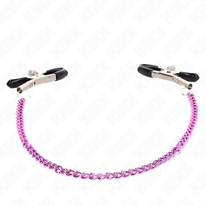 CHAIN NIPPLE CLAMPS PURPLE 30 CM