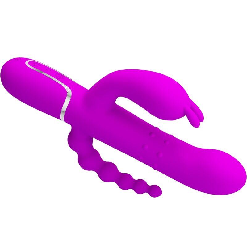 CAMMY TRIPLE VIBRATOR MULTIFUNCTION 4 IN 1 PINK