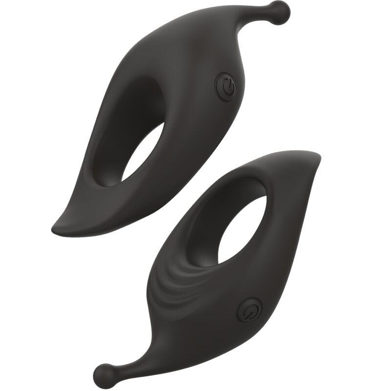 BCHARMED RHYTHM INFINITE DELUXE PENIS RING 15 VIBRATIONS BLACK