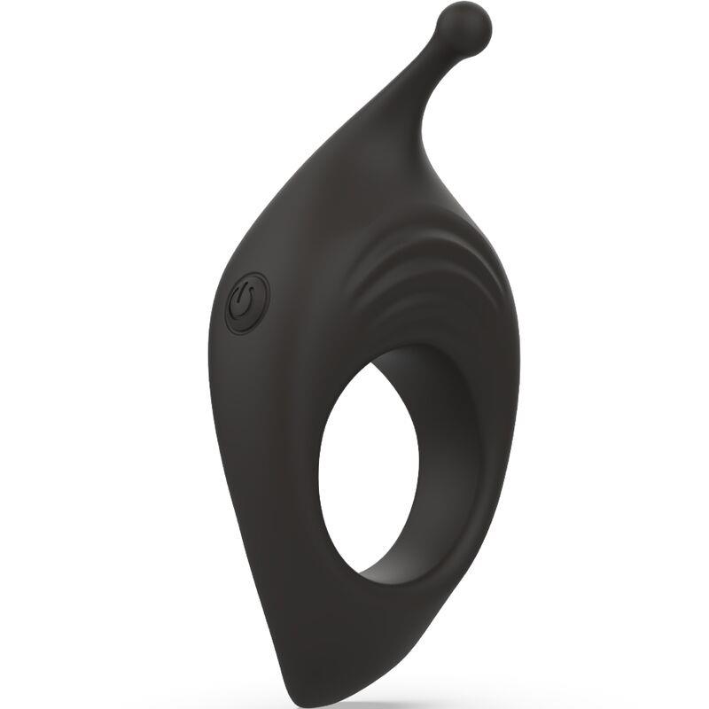BCHARMED RHYTHM INFINITE DELUXE PENIS RING 15 VIBRATIONS BLACK