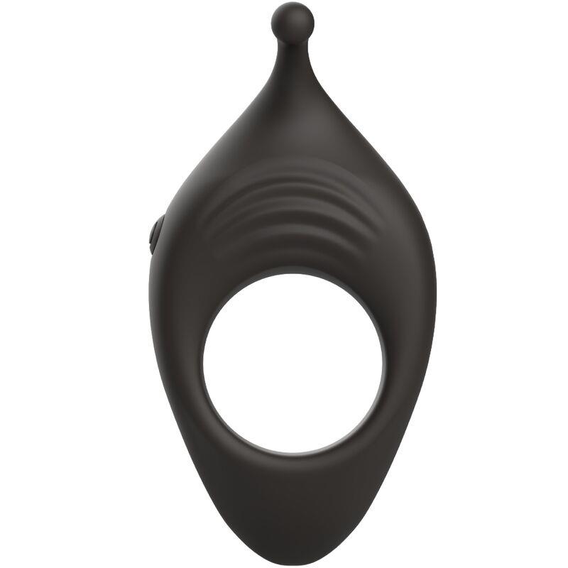 BCHARMED RHYTHM INFINITE DELUXE PENIS RING 15 VIBRATIONS BLACK