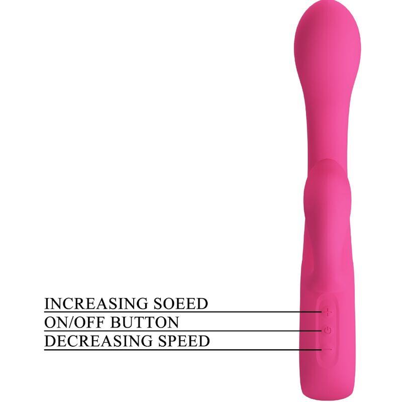 FRITZ RABBIT VIBRATOR 12 VIBRATIONS PINK