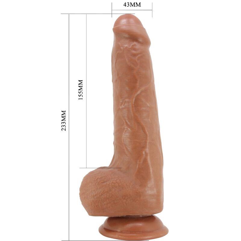 DRACO REALISTIC DILDO 23 CM MODEL 2 FLESH