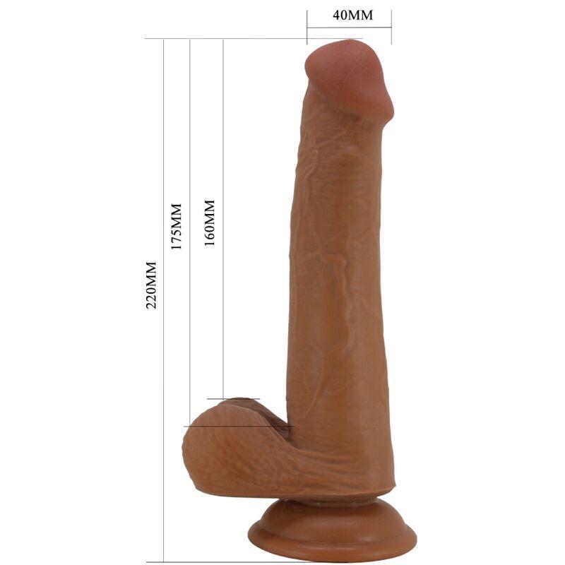 TALLEN REALISTIC DILDO 22 CM BROWN