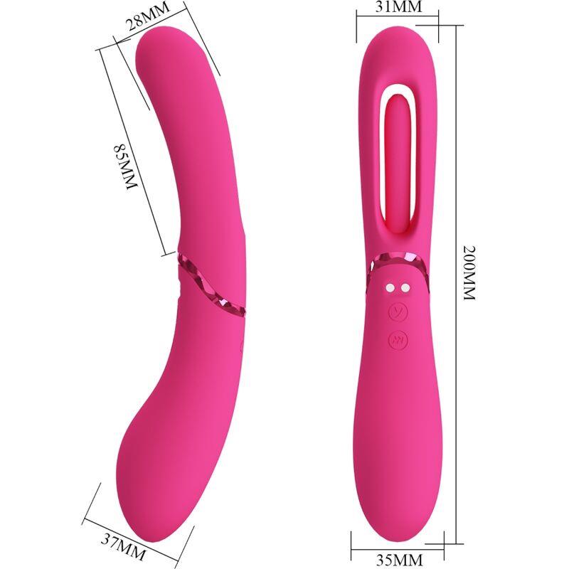 LEXIE G-SPOT VIBRATOR 7 VIBRACIJA ROZA