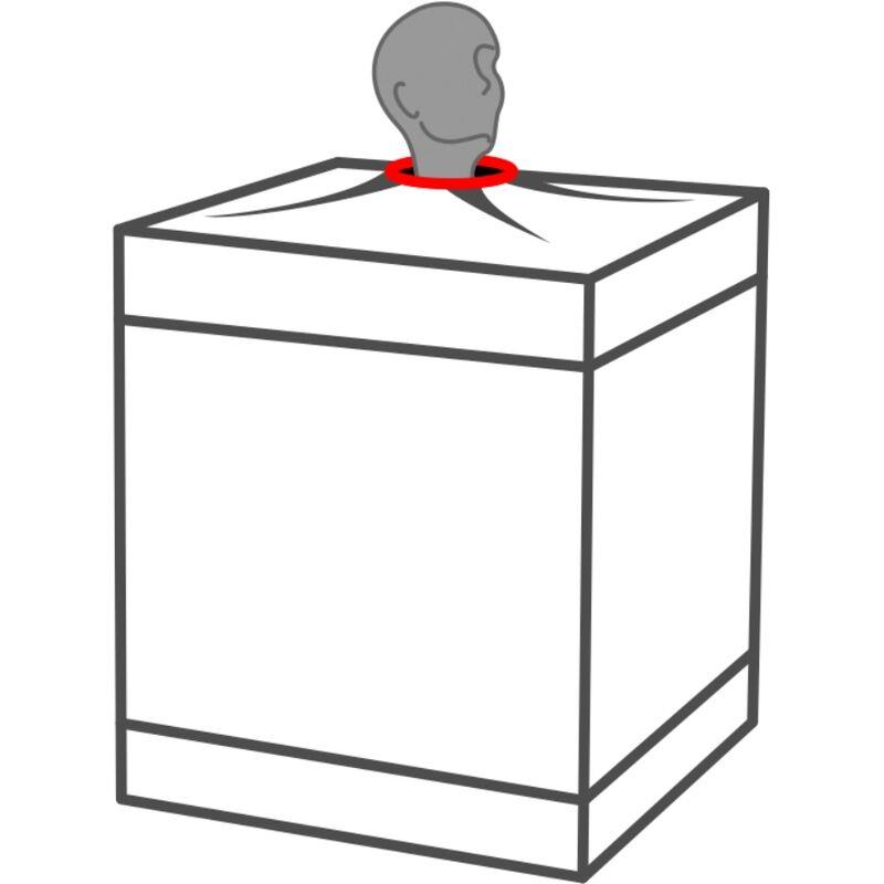 KINK CLUB CABINA BUKKAKE ČRNA IN RDEČA