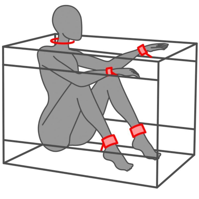 KINK CLUB LA NICHE CABIN BLACK & RED