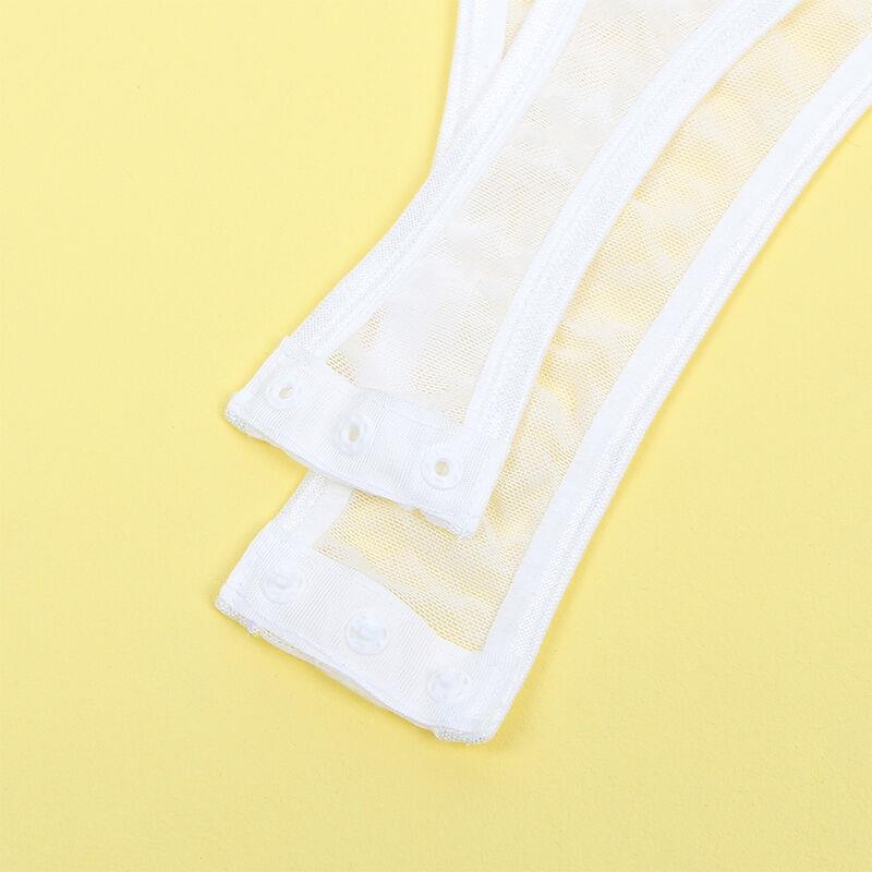 954284 BODY WITH CHAINS + GARTER BELT WHITE S/M