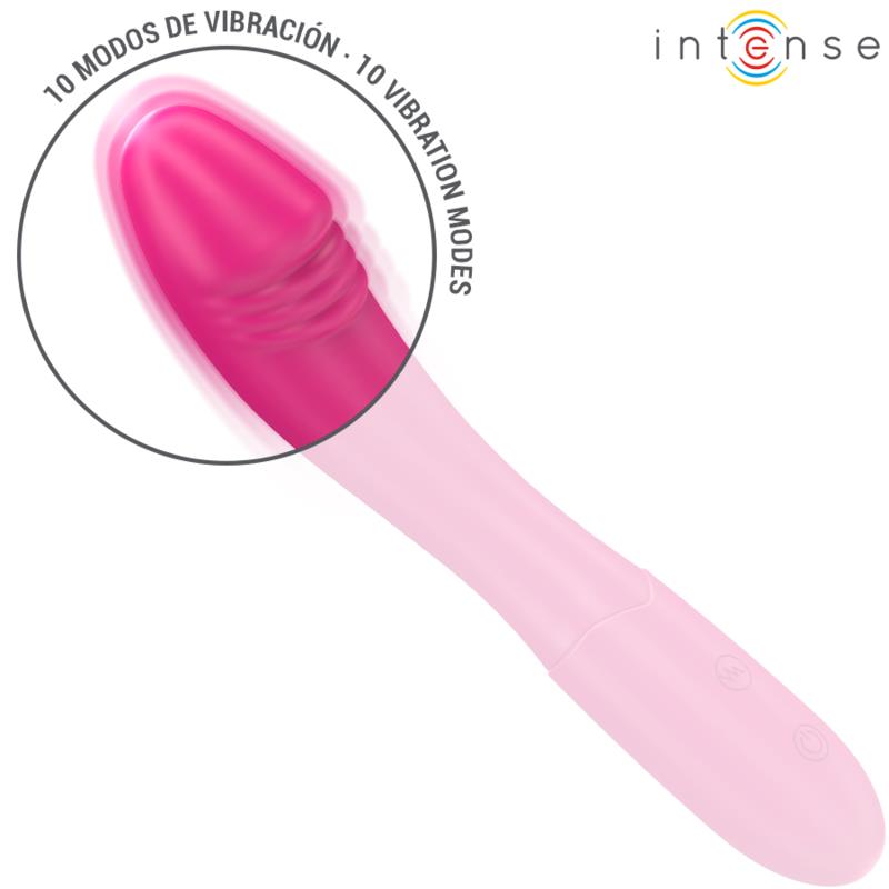 BELINDA VIBRATOR 19 CM FLEKSIBILEN 10 VIBRACIJ ROZA
