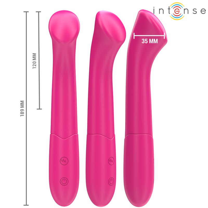 PATY VIBRATOR 19 CM FLEXIBLE 10 VIBRATIONS MODEL 2 PINK