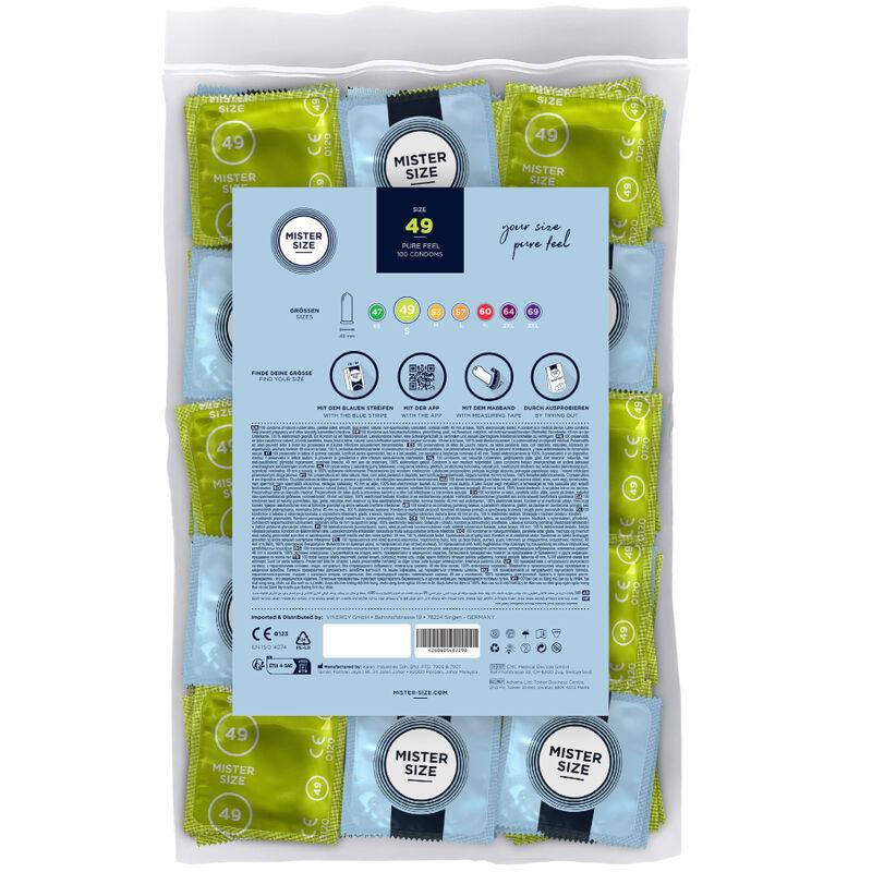 CONDOM SIZE S 49 MM (100 UNITS)