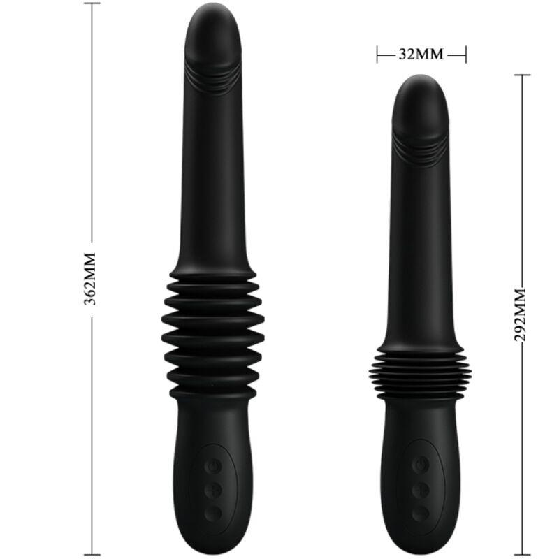 PAZUZU VIBRATOR 3 THRUST MODES BLACK