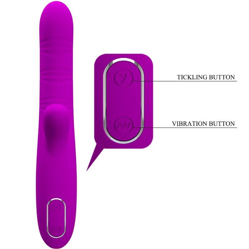 ANGELIQUE MULTIFUNKCIONALNI VIBRATOR + STIMULATOR KLITORISA PURPLE