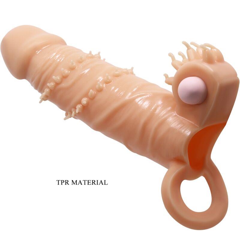 CONNOR PENIS SLEEVE + CLITORIS STIMULATOR FLESH