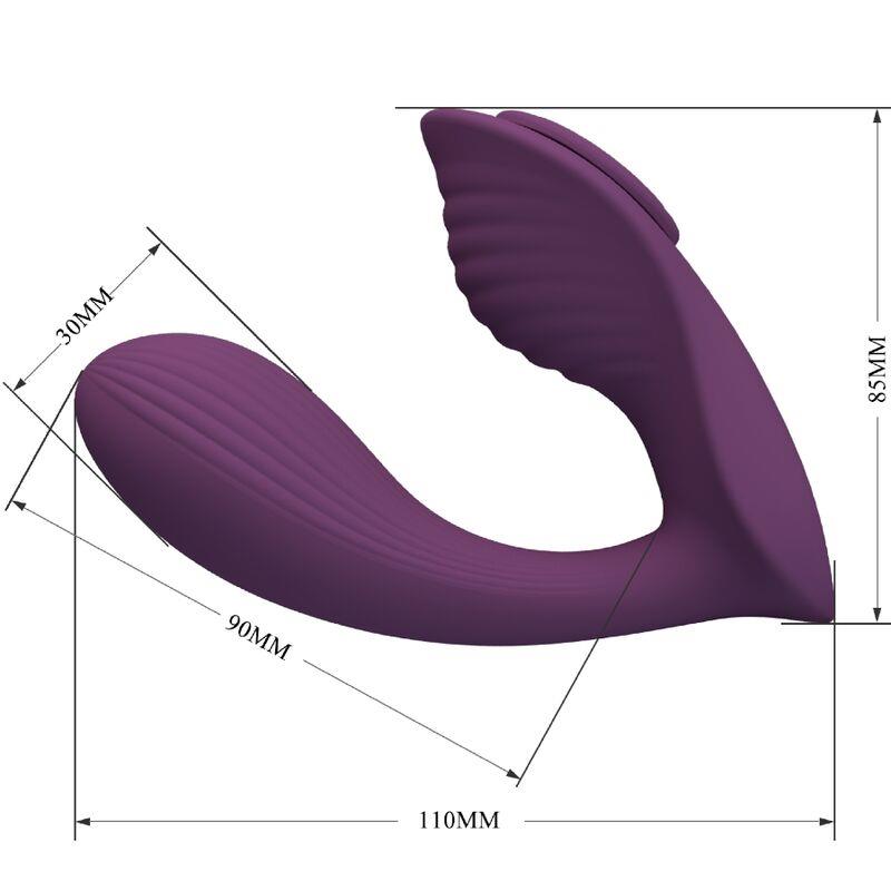 FRANZ MASAŽER I VIBRATOR S BESPLATNOM APLIKACIJOM PURPURNI