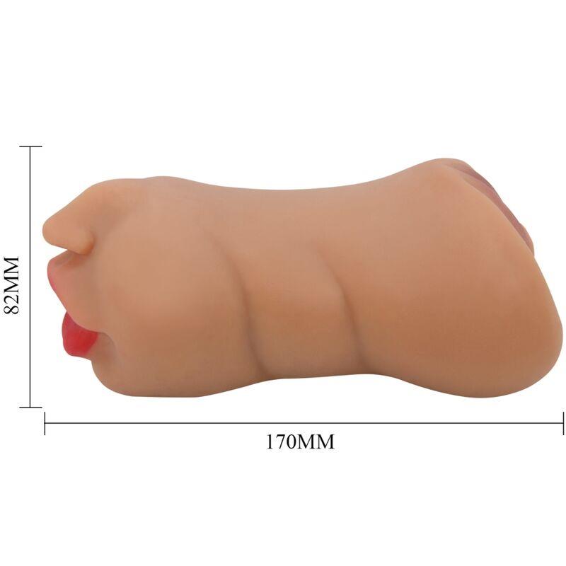 ZOEY DOUBLE MASTURBATOR MOUTH & VAGINA FLESH