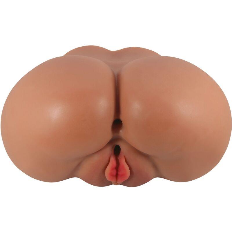 LUNA VIBRATOR BUTT WITH REALISTIC VAGINA AND ANUS CONTROL REMOTO