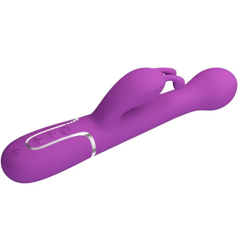 DEJON 3 IN 1 MULTIFUNCTION RABBIT VIBRATOR PURPLE