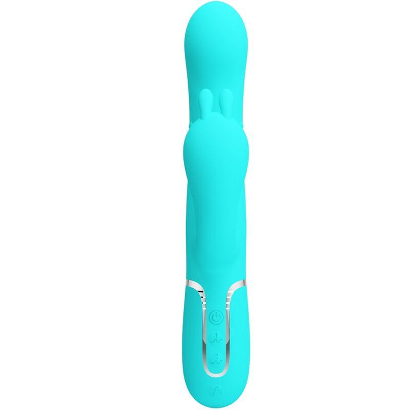 CAMMY 4 IN 1 MULTIFUNCTION TRIPPLE RABBIT VIBRATOR  BLUE