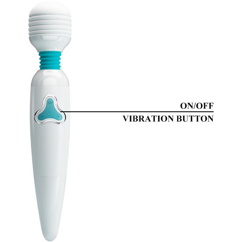CLOUD WAND VIBRATOR  7 VIBRACIJ BELE BARVE
