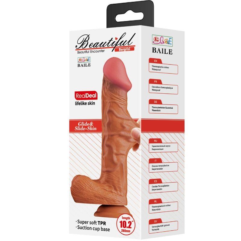 BERGRISI REALISTIC DILDO 26 CM FLESH