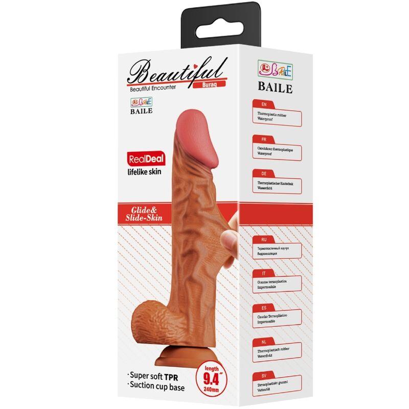 BURAQ REALISTIČKI DILDO 24 CM FLESH
