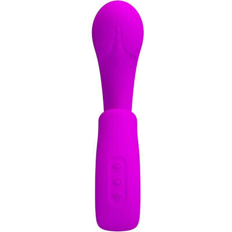 SIBEL SIBEL G-SPOT VIBRATOR + CLITORIS STIMULATOR 10 VIBRATIONS PURPLE