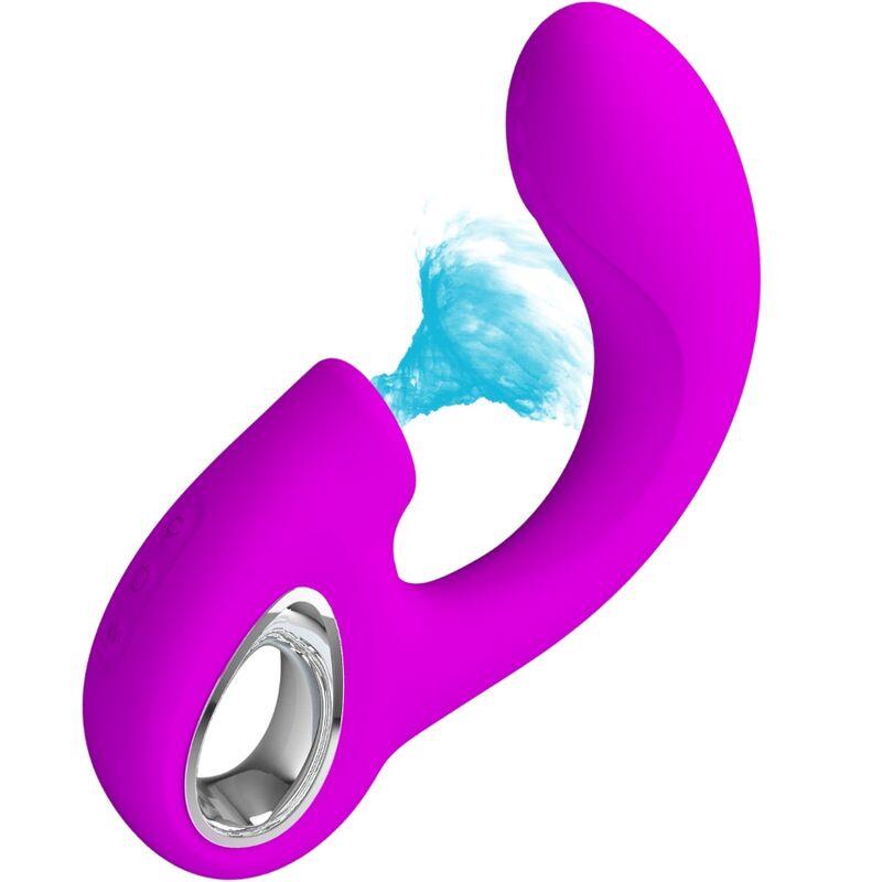 SIBEL SIBEL G-SPOT VIBRATOR + CLITORIS STIMULATOR 10 VIBRATIONS PURPLE