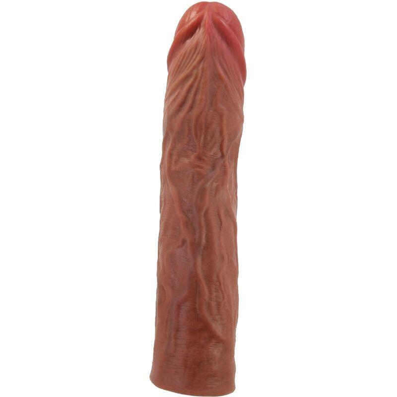DEREK PENIS SLEEVE WITH 7.6 CM EXTENSION MULATTO
