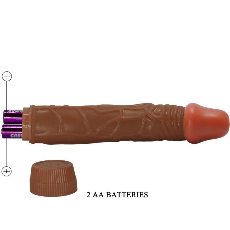 BOB REALISTIC VIBRATOR 22.5 CM MULATTO