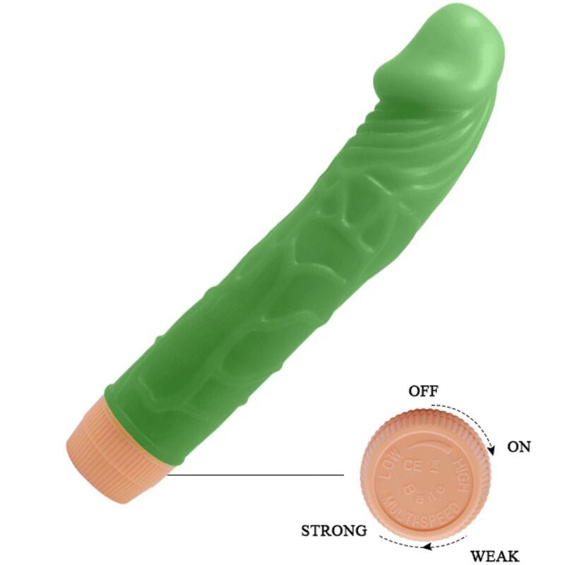 BILL REALISTIC VIBRATOR 22.5 CM GREEN