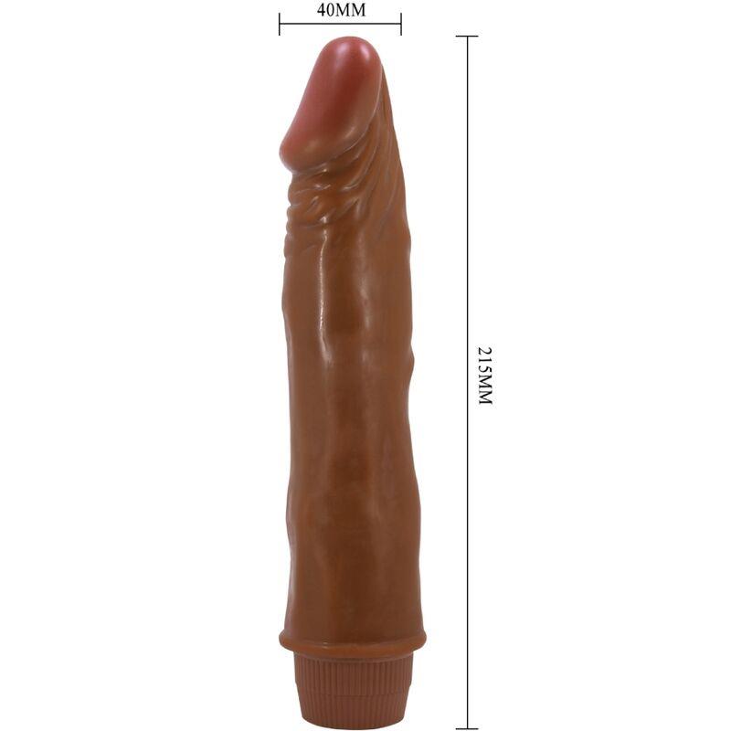 DWARF REALISTIC VIBRATOR 21 CM MULATTO