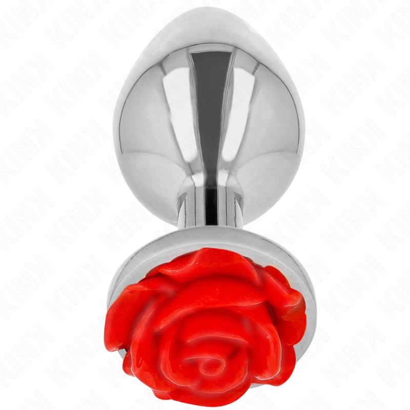 PLUG ANAL ROSE RED SIZE L