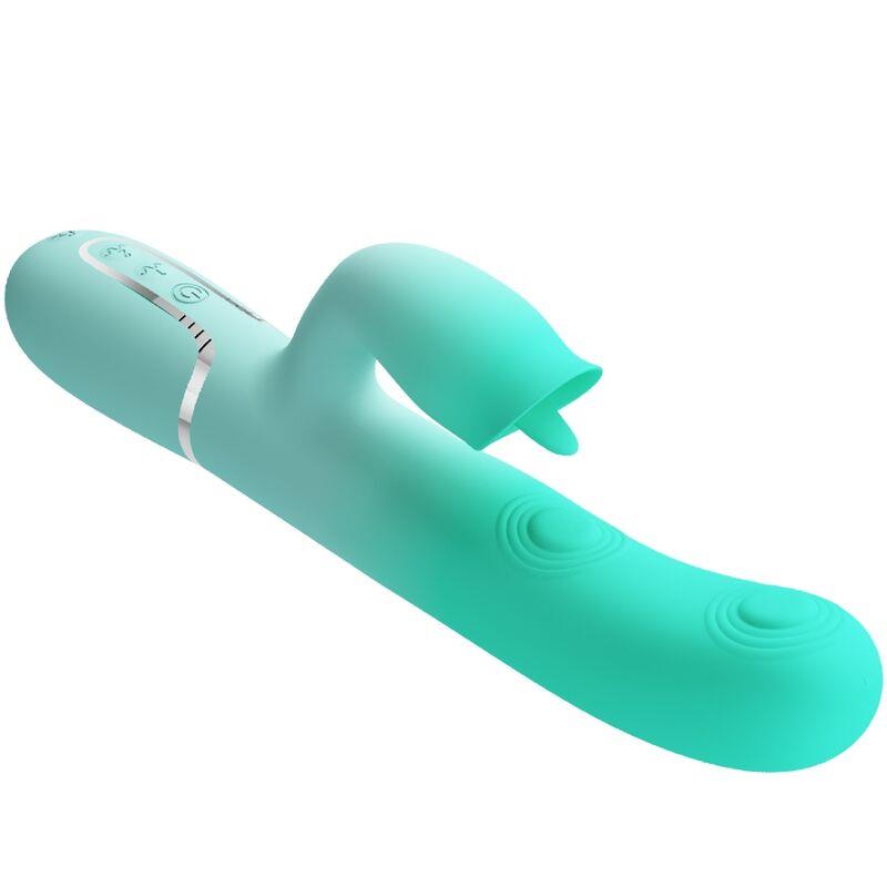 GIGI MULTIFUNCTION RABBIT VIBRATOR AQUA GREEN