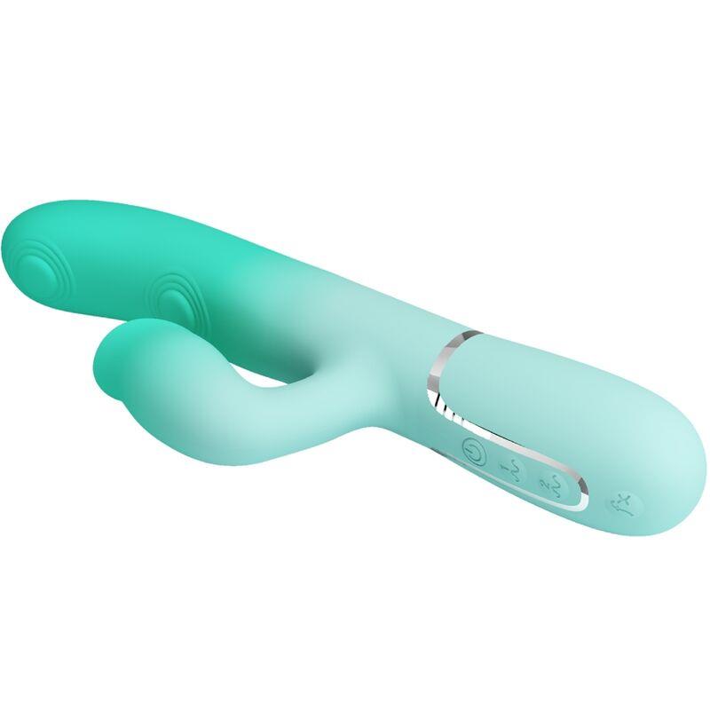 GIGI MULTIFUNCTION RABBIT VIBRATOR AQUA GREEN