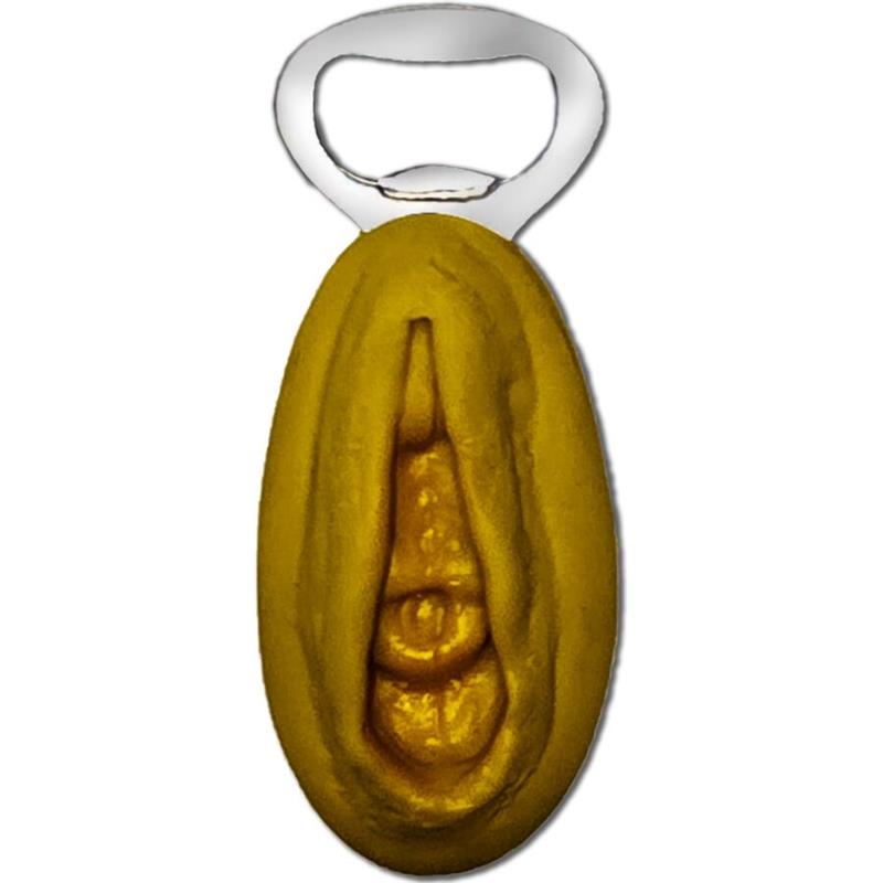 SREBRNI OTVARAČ U OBLIKU ZLATNE VAGINE