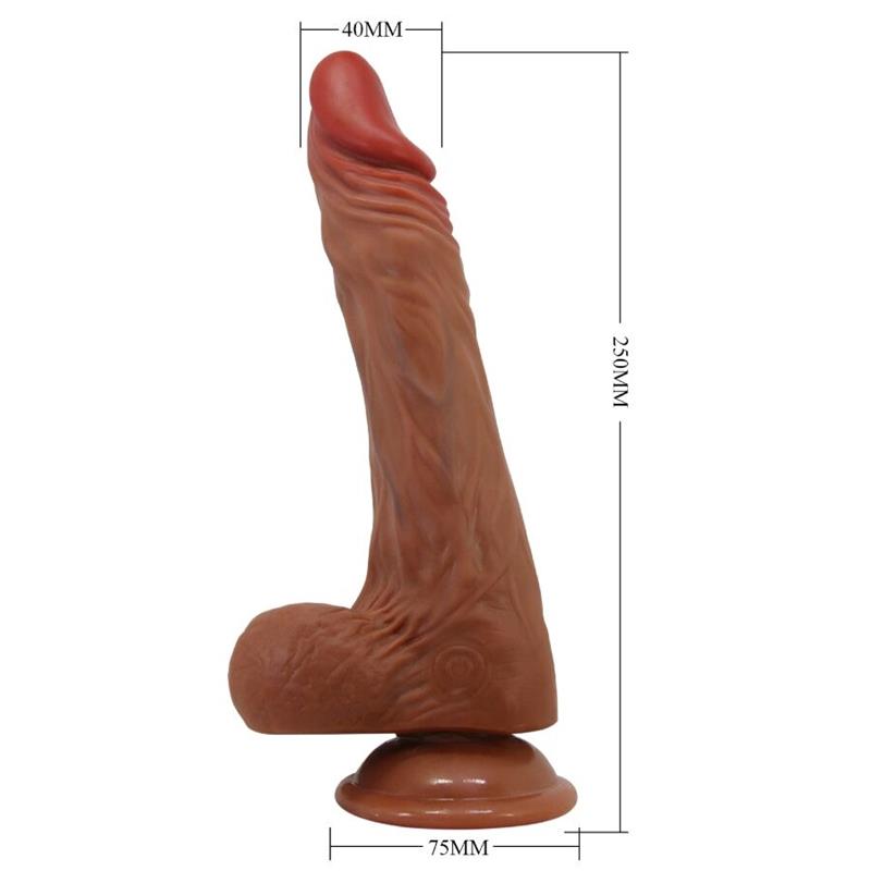 CALISTO REALISTIČNI DILDO 24 CM KOŽA