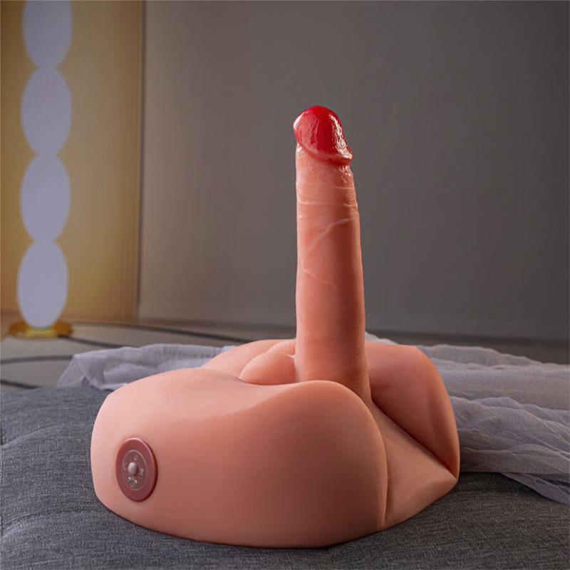 HONEY REALISTIC DILDO MASTURBATOR WITH VIBRATION 25 CM