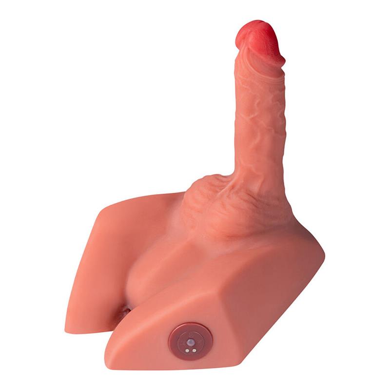 MICHAEL REALISTIC DILDO AND ANUS MASTURBATOR WITH THRUSTING 15 CM
