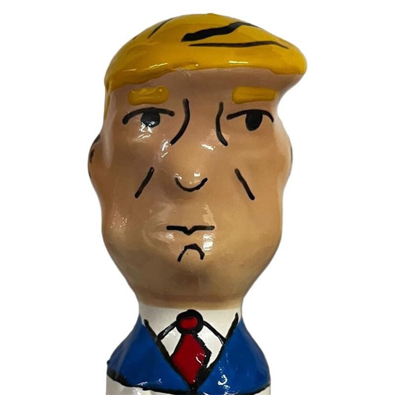 HANDPAINTED NOVELTY CONDOMS GRUMPY TRUMP XL