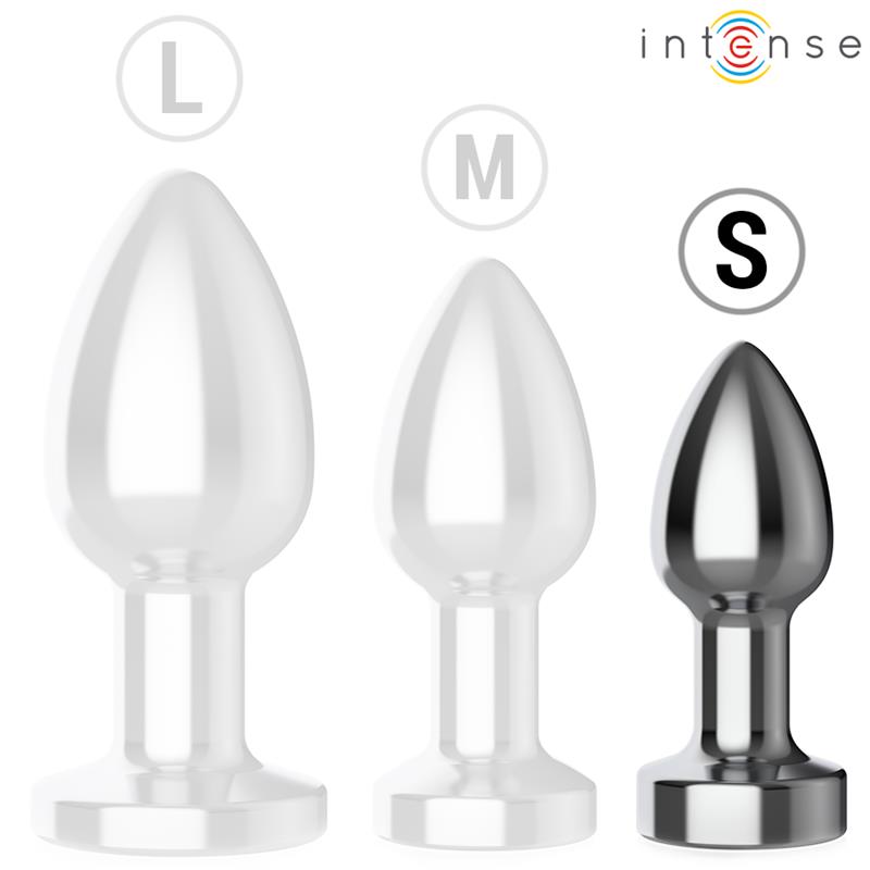 ANAL PLUG 10 VIBRATIONS METAL WITH REMOTE CONTROL S