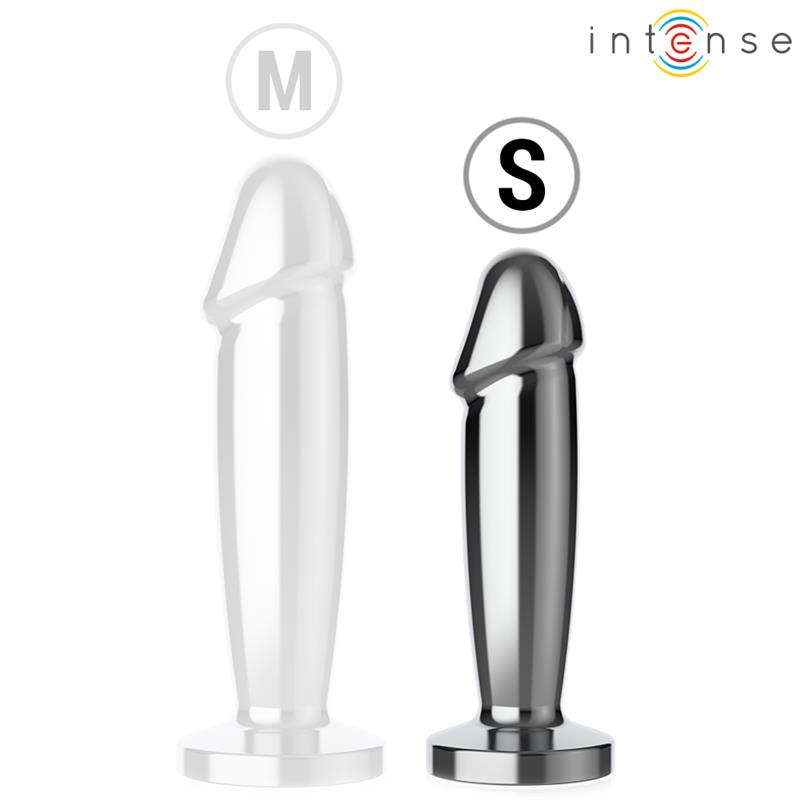 ANAL PLUG 10 VIBRATIONS METAL DILDO WITH REMOTE CONTROL S