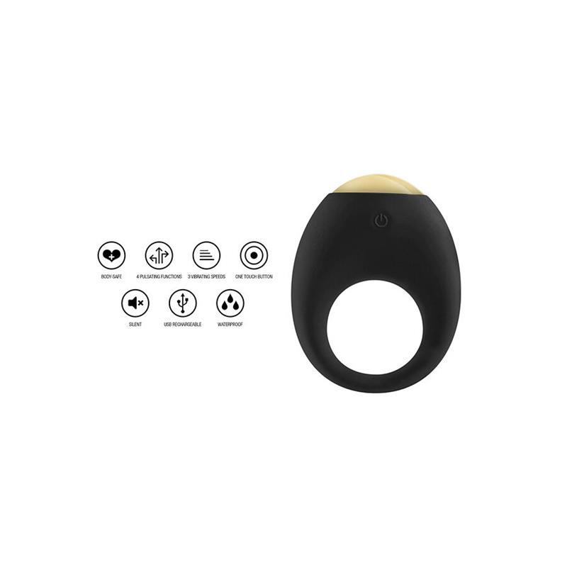 ECLIPSE LIGHT VIBRATING PENIS RING