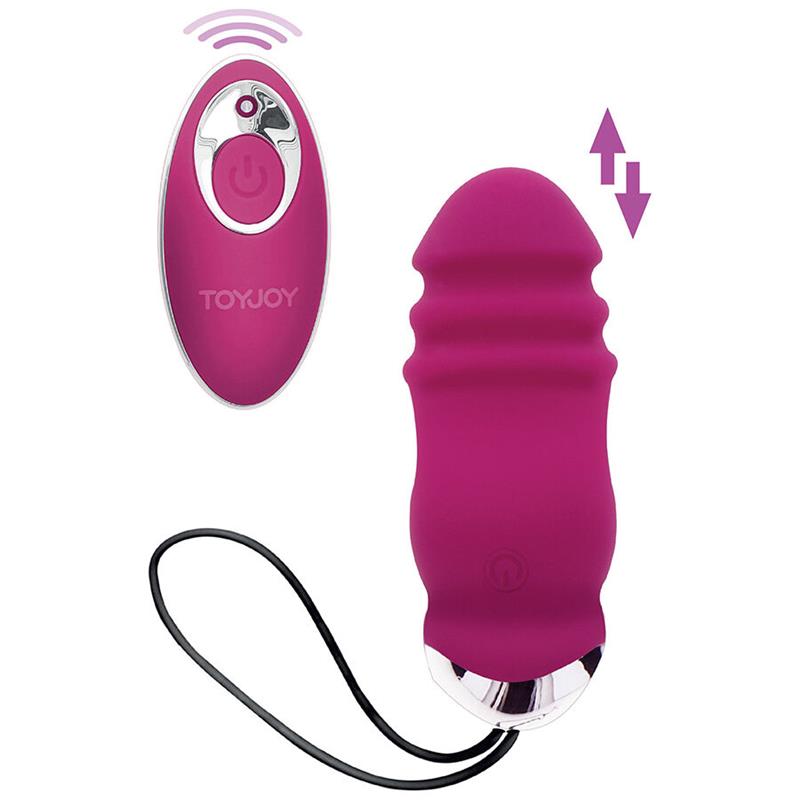 HAPPINESS SUNN SIDE UP AND DOWN VIBRATOR REMOTE CONTROL FUCHSIA