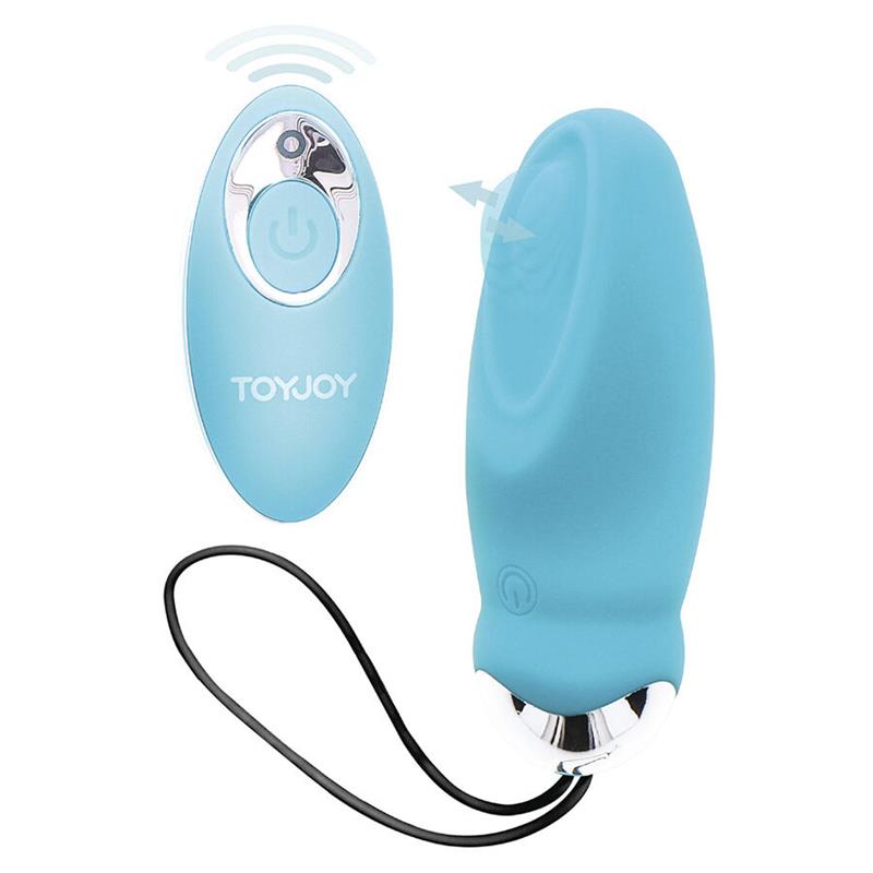HAPPINESS I'M SO EGGCITED REMOTE CONTROL VIBRATOR BLUE