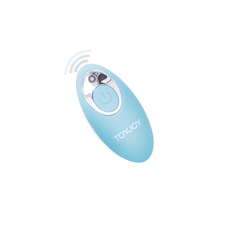 HAPPINESS I'M SO EGGCITED REMOTE CONTROL VIBRATOR BLUE