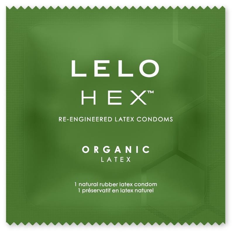 HEX ORGANIC CONDOM BOX 12 UNITS