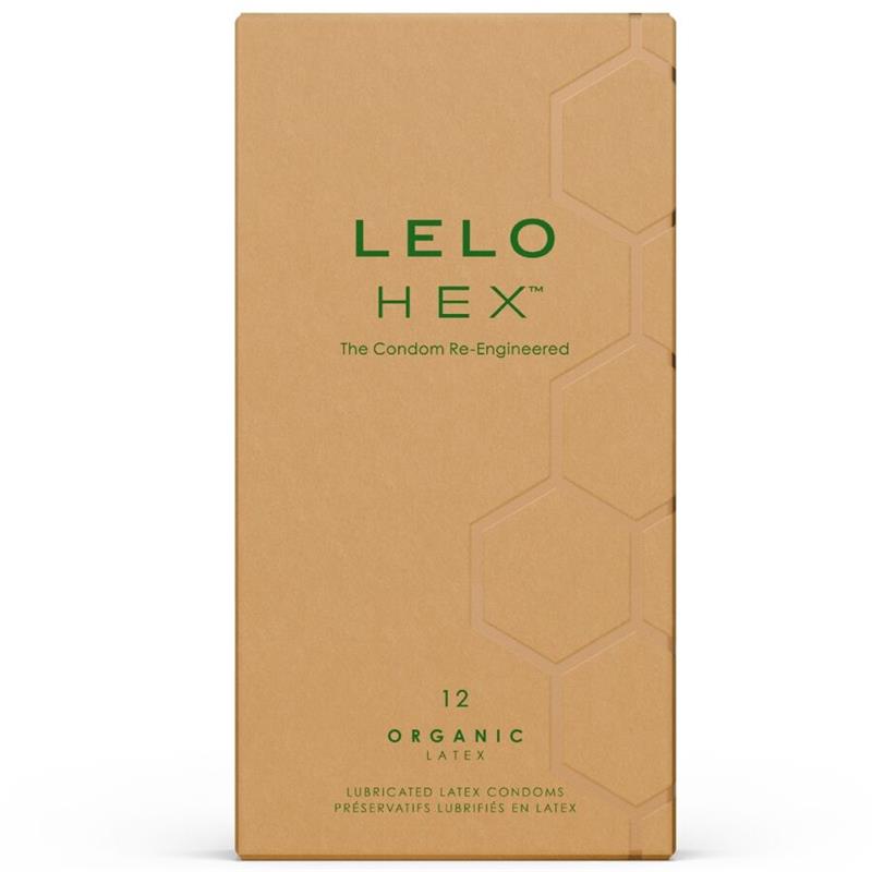 HEX ORGANIC CONDOM BOX 12 UNITS