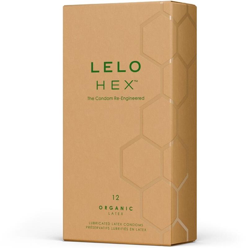HEX ORGANIC CONDOM BOX 12 UNITS