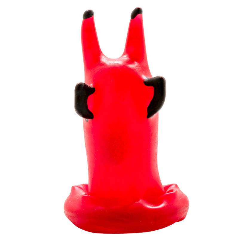 HANDPAINTED NOVELTY CONDOMS RED DEVIL